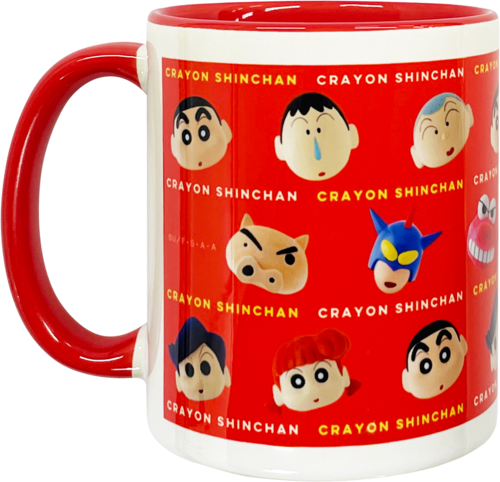 クレヨンしんちゃん マグカップ ハイ！チーズ！ 整列 | クレヨン